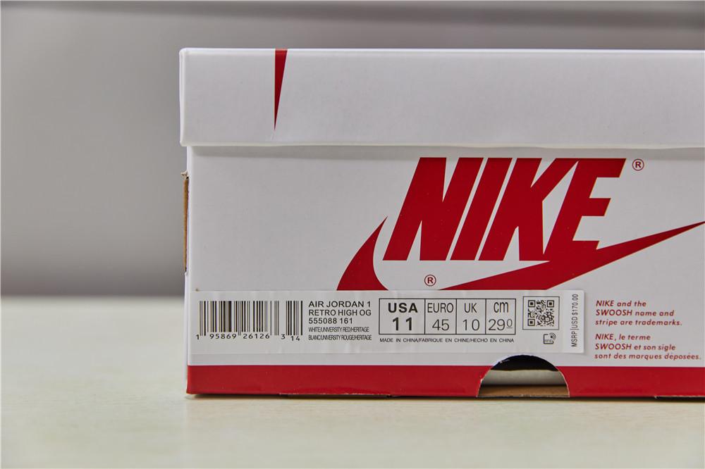 Pk God air jordan 1 retro heritage retail materials ready on March 20th